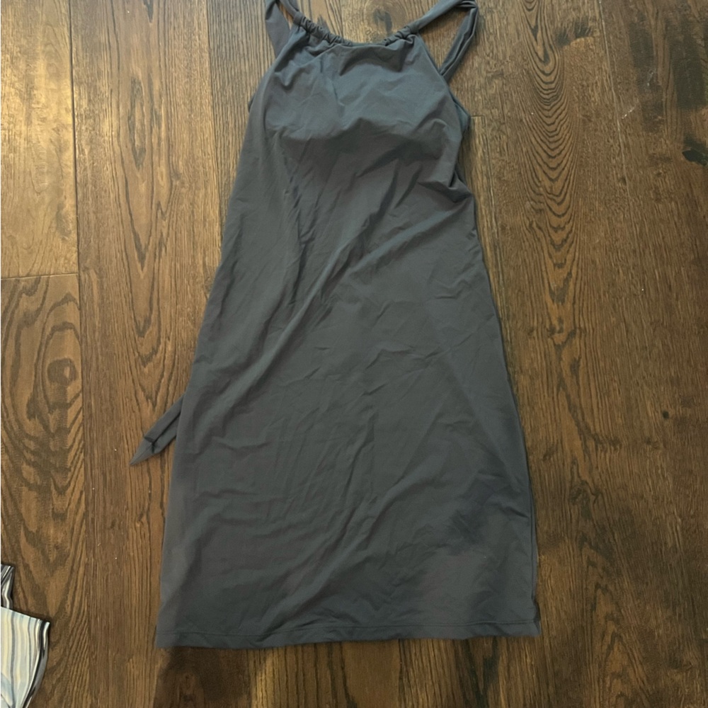 Athleta Gray Swimdress XXS